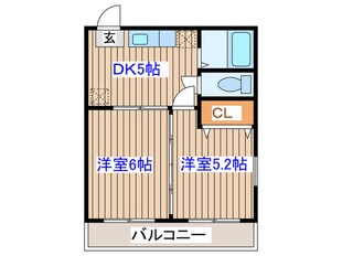 中倉麻布マンションの物件間取画像